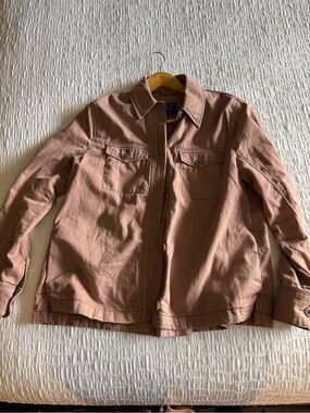 vintage mauve abercrombie and fitch jacket in a size small